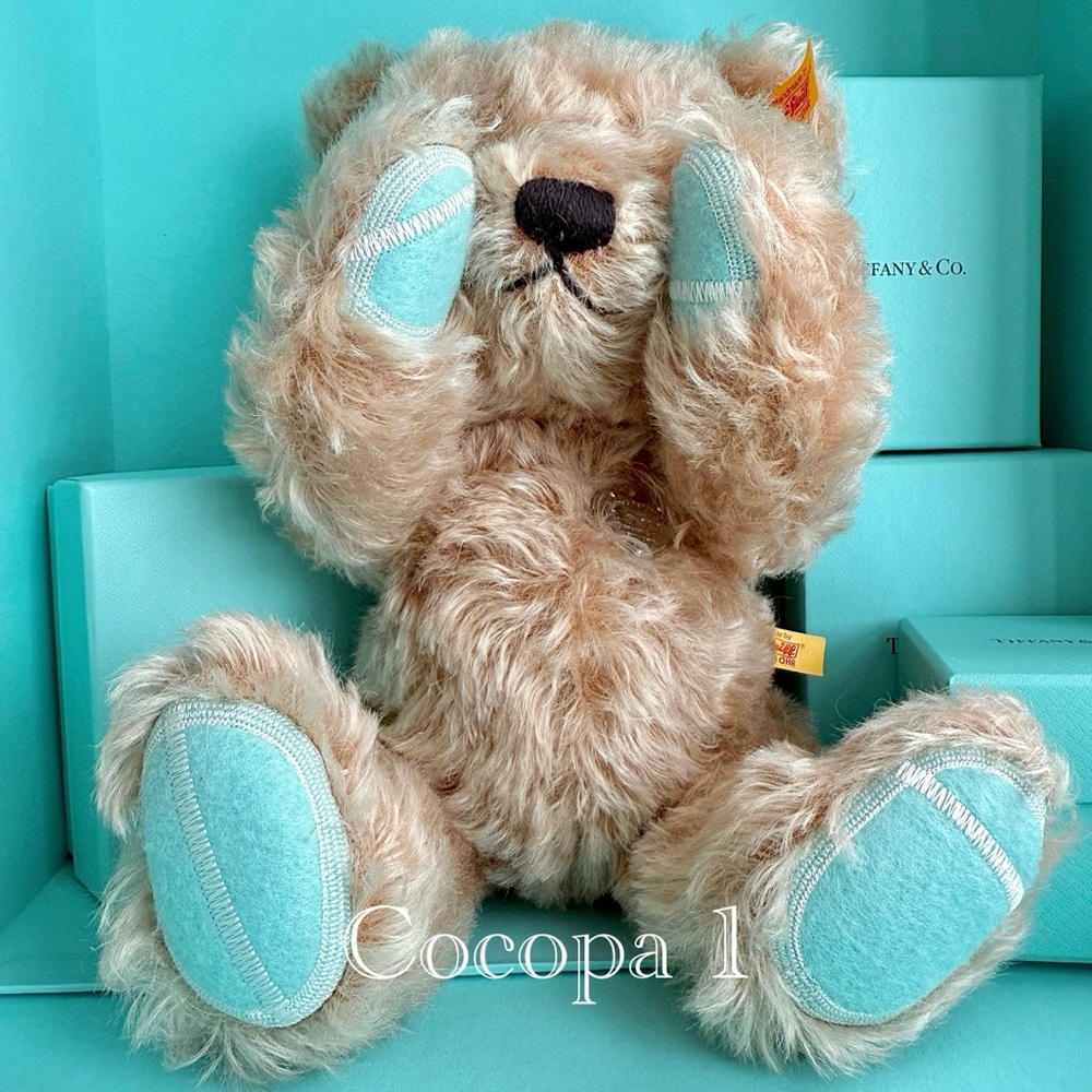 ❤️ Tiffany & Co.❤️ x Steiff RARE Teddy Bear Stuffed Animal 🧸 - Picture 3 of 13